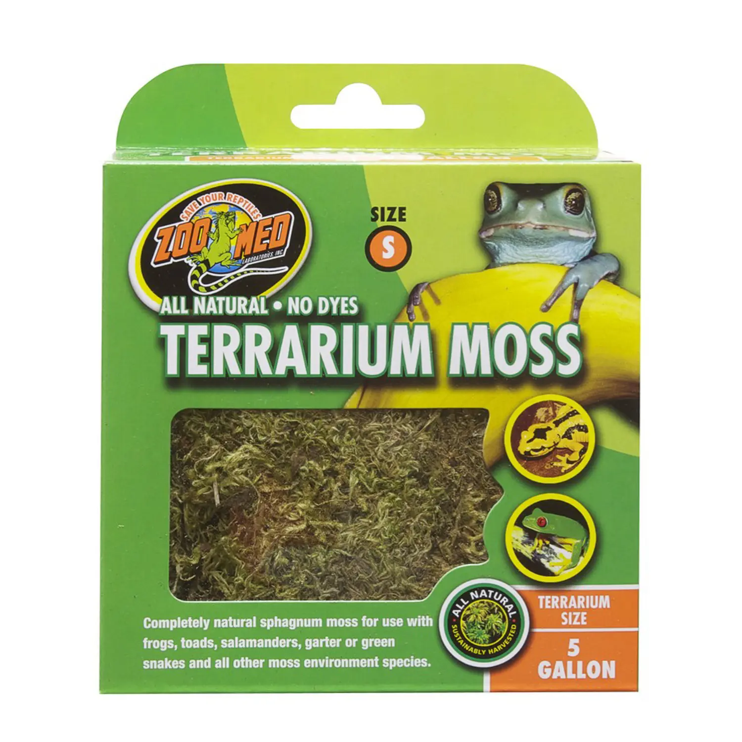 Zoo Med All Natural Terrarium Moss 1.31L - Small