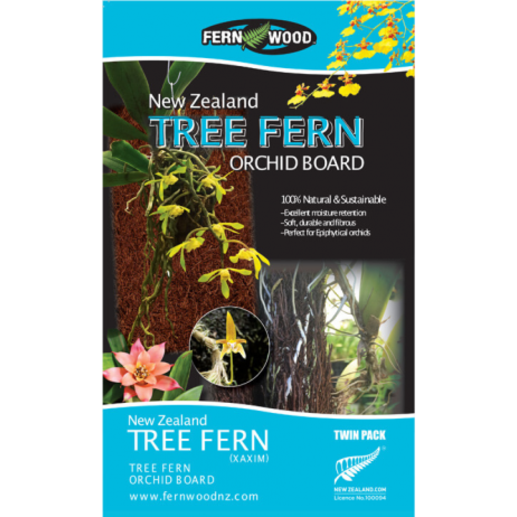 Fernwood New Zealand Tree Fern (Xaxim) Orchid Board Twin Pack Large